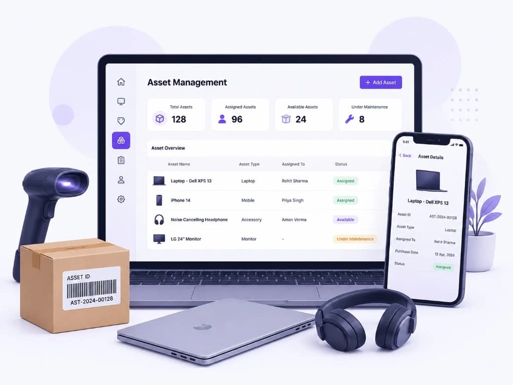 Asset Management Interface Mockup
